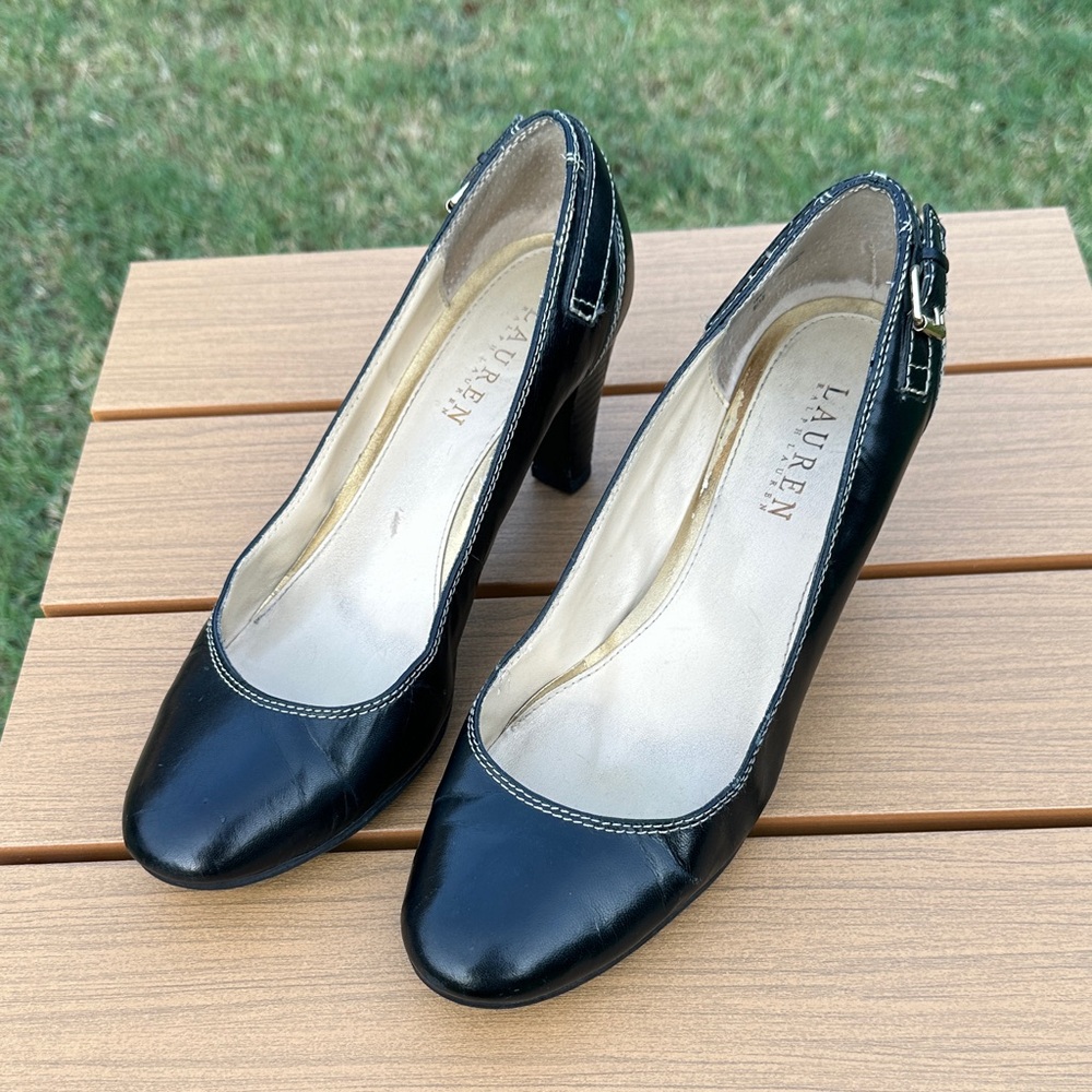 Lauren Ralph Lauren Classic Black Heels